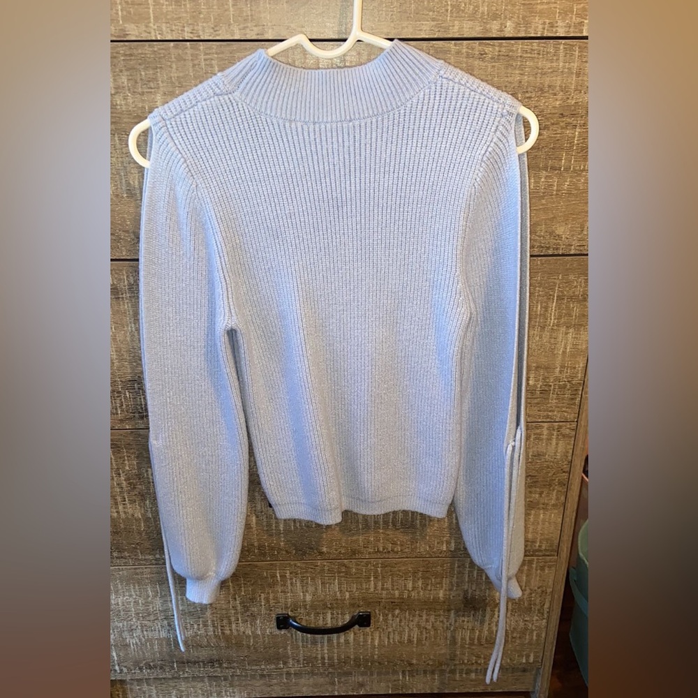 Willow & root lace-up mock neck sweater - Picture 4 of 9